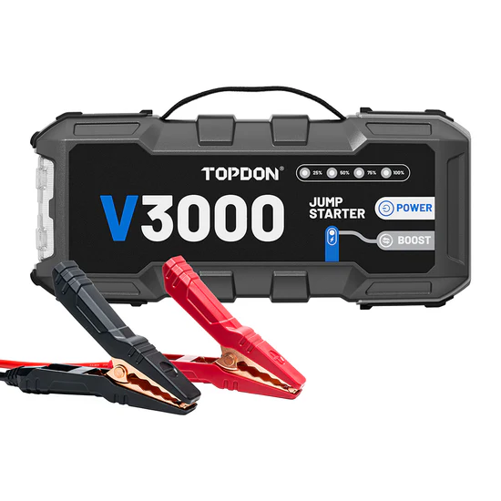V3000 Démarreur efficace et rapide TOPDON