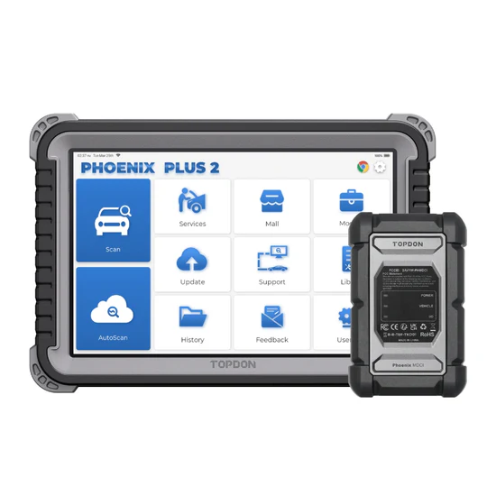 valise diagnostic auto topdon Phoenix Plus 2