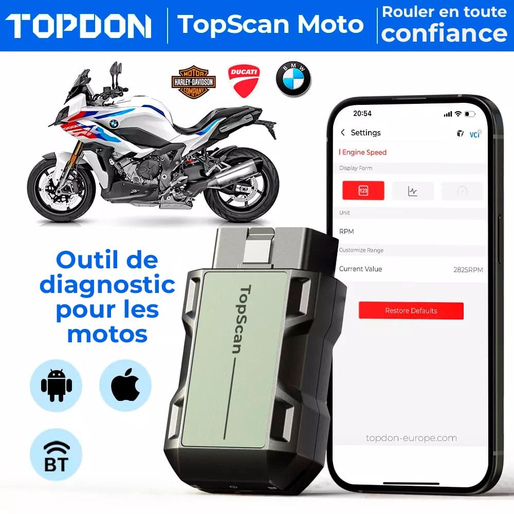 TOPSCAN MOTO - Scanner moto