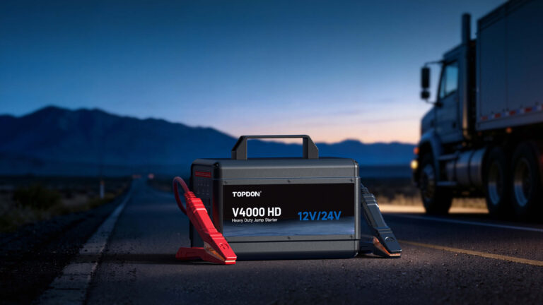 démarreur V4000 HD TOPDON pour poids-lourds