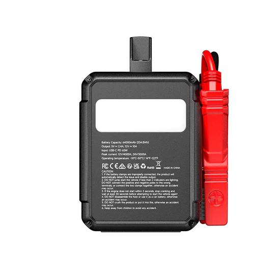 Démarrez instantanément tout véhicule avec le TOPDON V4000 HD (4000A). Booster 12V/24V puissant, fiable et sécurisé. Parfait auto, poids lourds et pros.