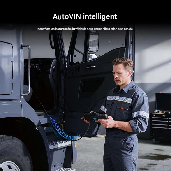 Valise diagnostic poids lourd ARTIDIAG HD TOPDON : outil professionnel multimarques pour camions, lecture codes défaut et maintenance rapide.