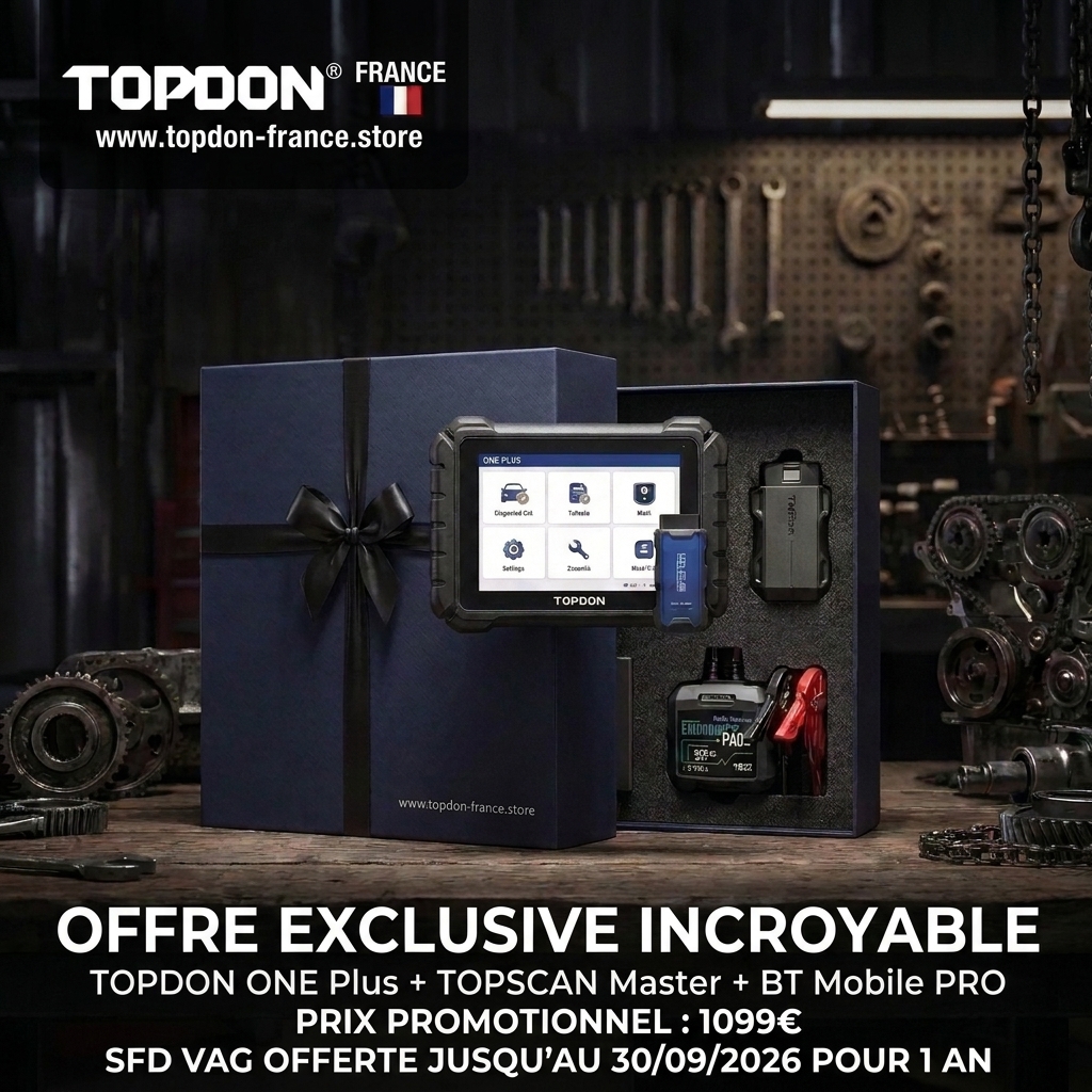 offre topdon one plus + topscan master + bt mobile pros