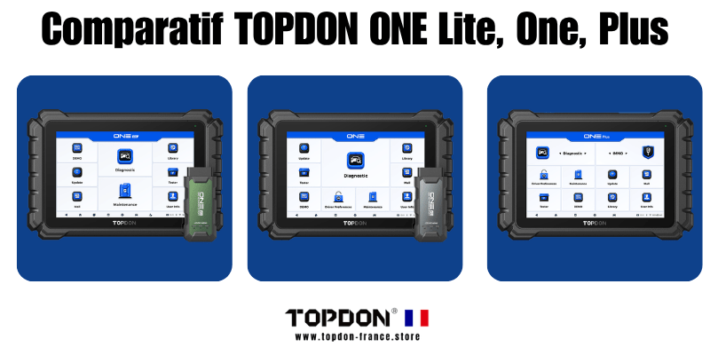 Comparatif TOPDON ONE Lite, One, Plus